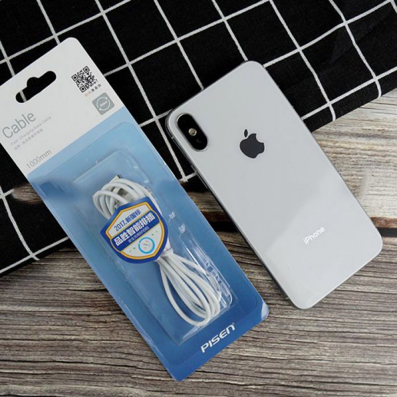 Cáp sạc iphone hiệu Pisen